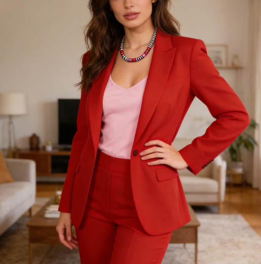 ASKA005- Blickfang rot,rot,pink aus elox. Alum. Walzen 10x10 & Scheiben