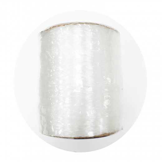 DFK010- 1 km STRONG&STRETCHY 1,0 mm Faden Silikonband elastisch