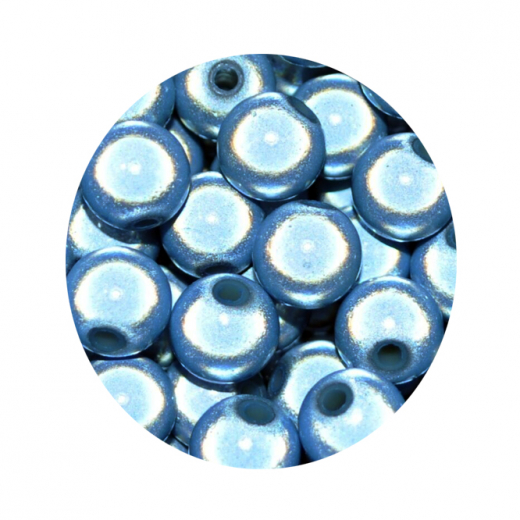 MC10M211- ca 80 3D Perlen, Miracle Perlen 10mm lt sapphire