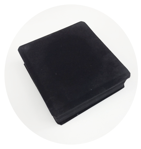 VP87001- 1 Luxus Schmuckbox Samt ca 18x16,5x5 cm