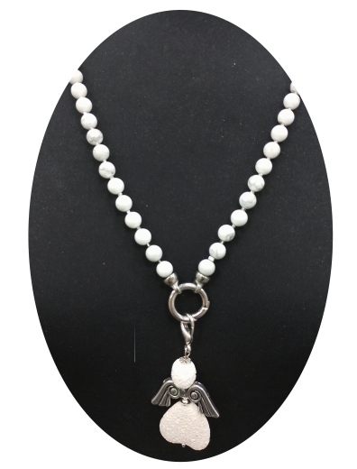 AH0001- 1 Charm Engel Motiv aus Color Lave Weiss