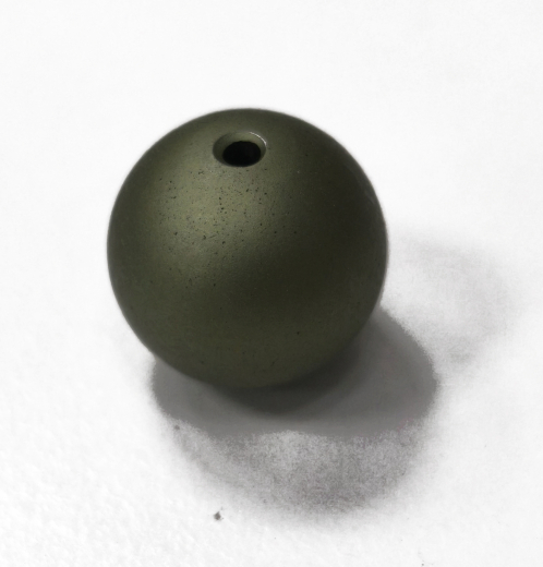 EA14M8007- 12 pcs eloxiertes Alu 14mm Farbe dunklere Moosgrün