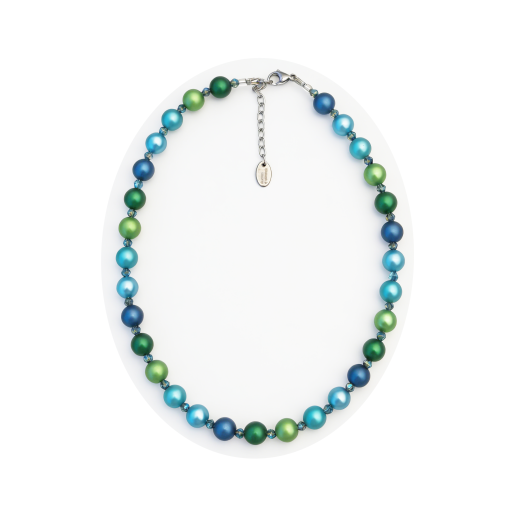 KEK1002- Blickfang grün blau Verlauf aus elox. Alum. Kugel 10#