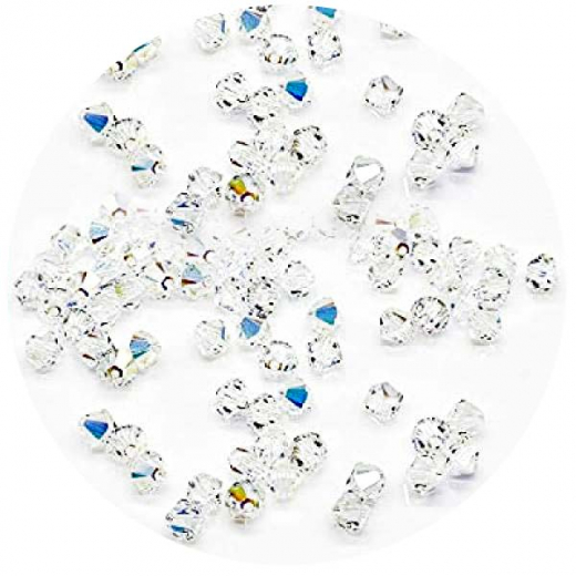 STK401AB-1 strang Strass dop. Kegel 4# cristal AB 80p