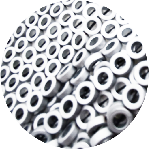 STHB0805- 1 Strang Hämatit Kreis 7mm, 12mm, silbergrau matt