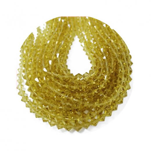 STB6385-1 Strang Strass dop. Kegel 6# Lime 50p