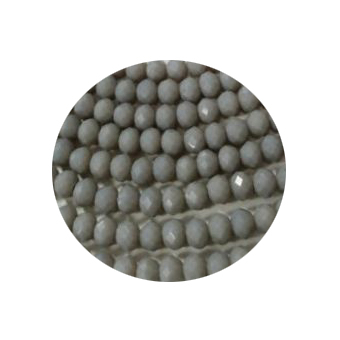 STR3625-1 Strang Strass Rondelle 3x4 grau Opal 155 Perlen