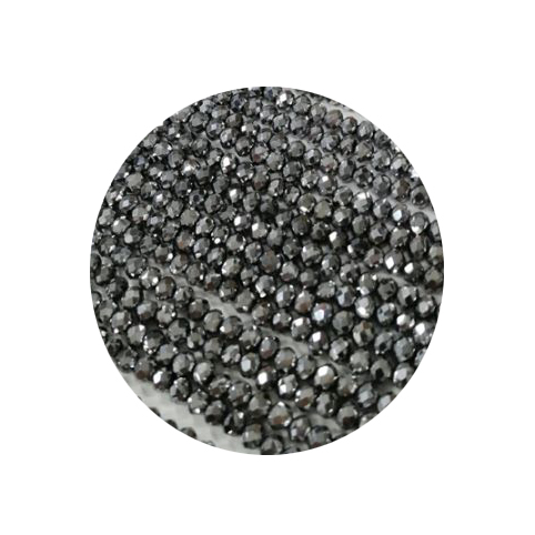 STR3025-1 Strang Kristallstrass Rondelle 3x4 silbermeta 155 Perlen