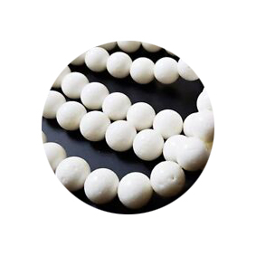 ST240D20- 1 Strang Korallen in Weiß D=ca20mm 40cm