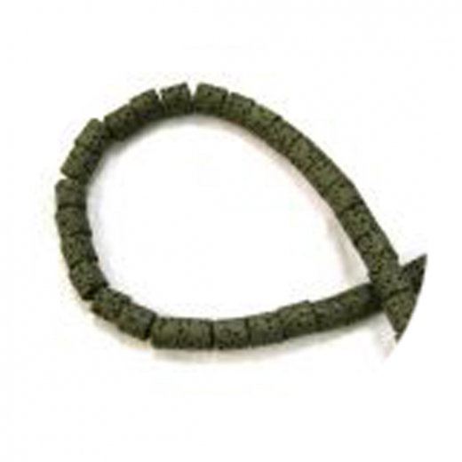 CLZ1018- 1 Strang Colorlava Walzen ca10x10 Schwarz