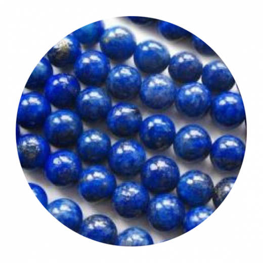 LPK1010- 1 Strang  Lapizlazuli ca10mm,  ca 39 Perlen