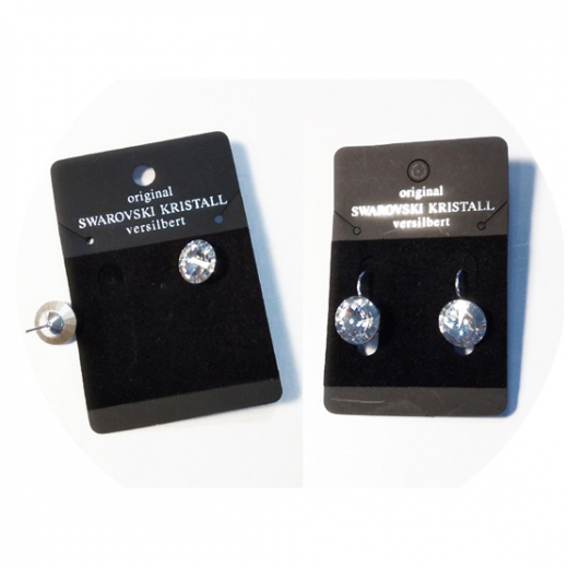 ZQ999- 100 Stück Präsentationsplatten für Ohrschmuck