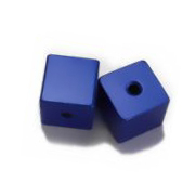 EAF8C0286- 20 pcs eloxiertes Alu Würfel 8x8 Royal blau