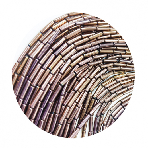 STHW2114-  1 Strang Hämatit Zylinder 2x8  A Qualität Kupfer