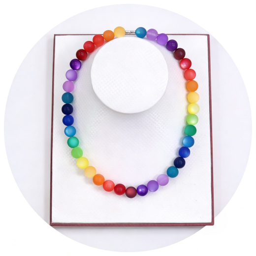 HZK1201- wunderschöner Blickfang Regenbogenverlauf 12#