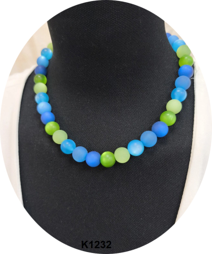 HZK1232- wunderschöner Blickfang grün blau 12#