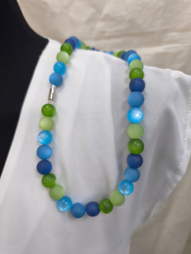 HZK1232- wunderschöner Blickfang grün blau 12#