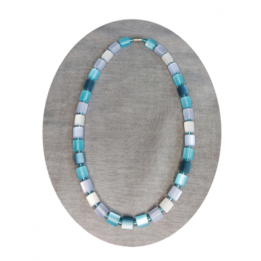 HZW1014- wunderschöner Blickfang blau blau weiss pastel Walzen 10x10#