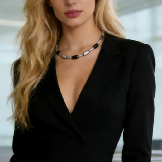 KEA6RC02- Blickfang silber grau und d. grau aus alu. Alum. Walzen 6x10#