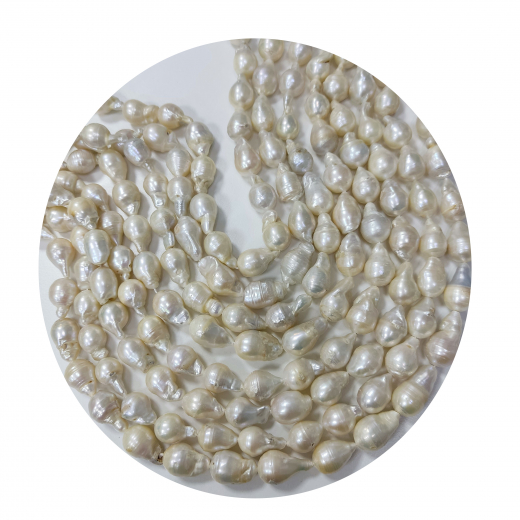 SWP1101- 1 Strang Barockperlen Spitzen Durchmesser 13-16 mm