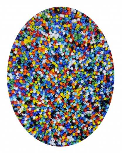 AG001- Tausende Bunte Acryl Perlen ca 3mm