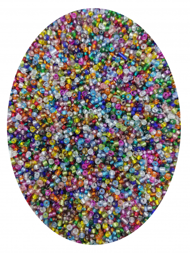 AG005- hundert von Tausend Bunte Acryl Perlen halb tranparent ca 3mm