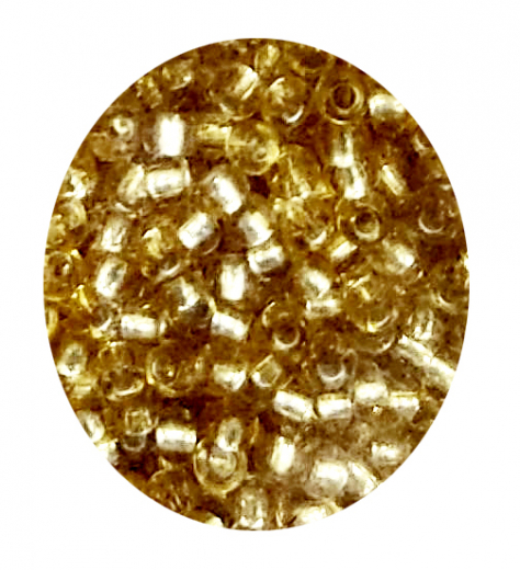 AG002- Millionen von Bunte Acryl Perlen goldig ca 3mm