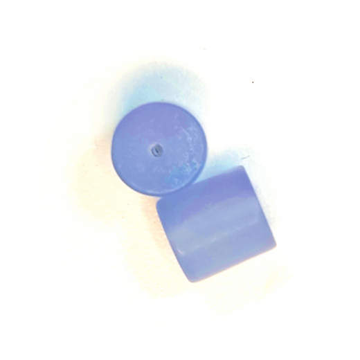 HZ10W08- 100 himmel blau matt Harzperlen Walzen 10x10