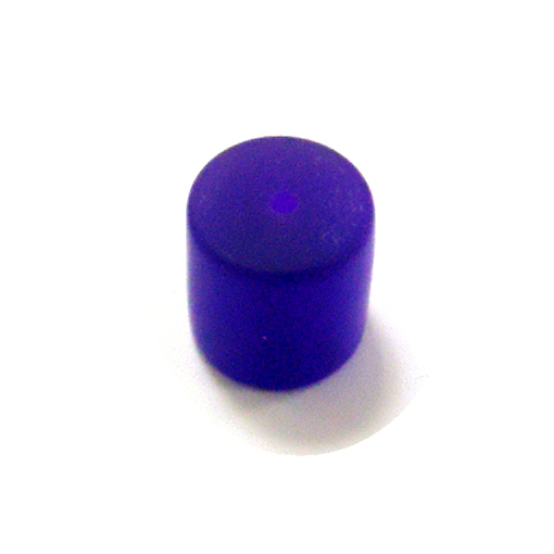 HZ10W13- 100 lila Harzperlen Walzen 10x10