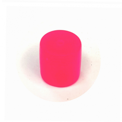 HZ10W25- 100 neon pink Harzperlen Walzen 10x10