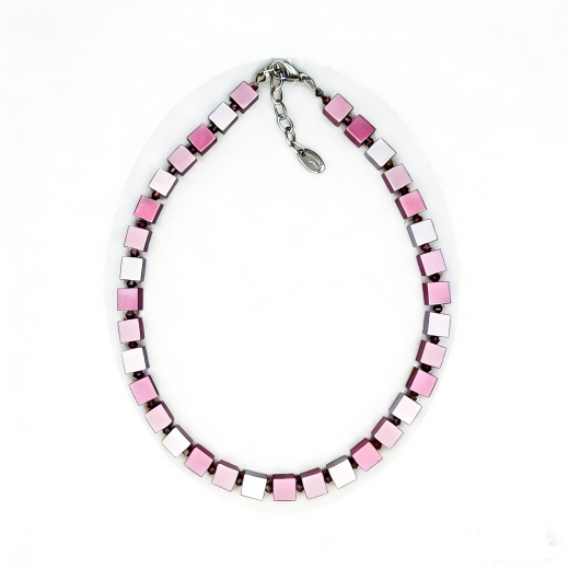 CUE8A07- Blickfang lila,lila,lila elox. Alum. Würfel 8x8x8