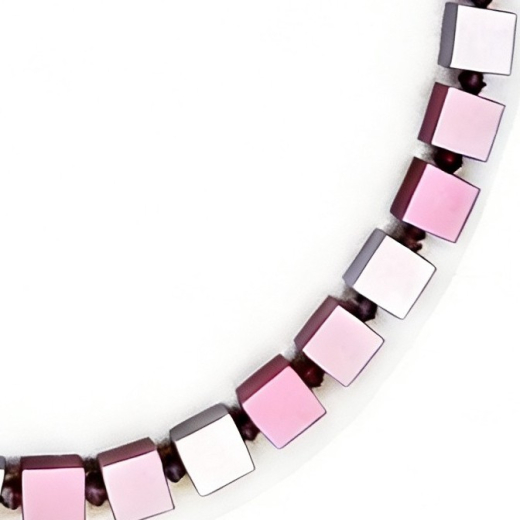 CUE8A07- Blickfang lila,lila,lila elox. Alum. Würfel 8x8x8