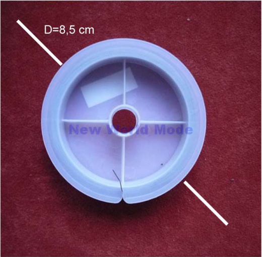 D830- 1 Rolle silber Stahldraht beschichtet D=0,30