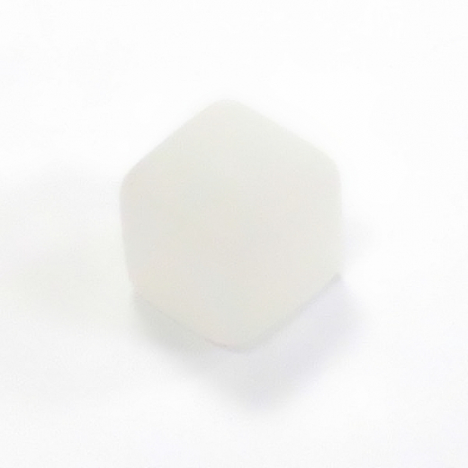 HZ8F10- 100 Weiß matt Harzperlen Würfel 8x8x8