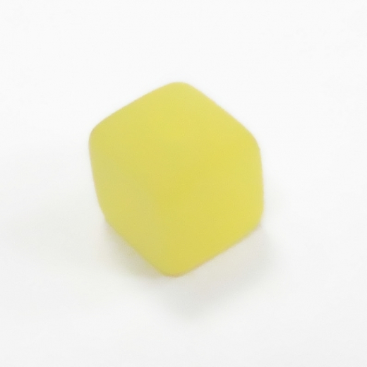 HZ8F04- 100 Jonquil h.gelb matt Harzperlen Würfel 8x8x8