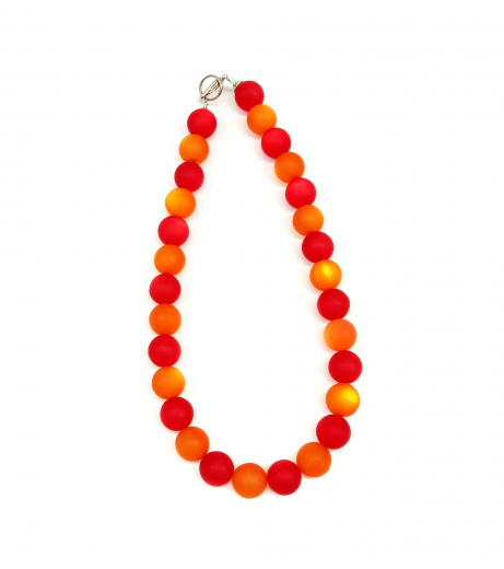 HZK1640- wunderschöner Farbe rot+orange 16#