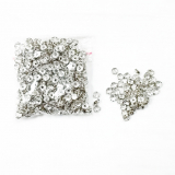 RPP8FFS- 500  8mm Rondelle Spacer kristall silber flach  (ANGEBOT)