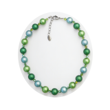 KEK1406- Blickfang grün Verlauf aus elox. Alum. Kugel 14#