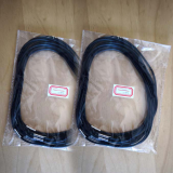 HR2445- 20 Kautschuck Halsreifen 45 cm 3# schwarz, Steckverschluss