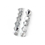 STB6000-1 Strang Strass dop. Kegel 6# silbergl 50p