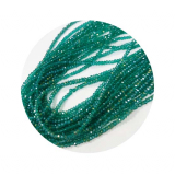 STR2379-1 Strang Strass Rondelle 2x3 Indicolite 200 Perlen