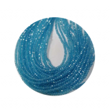 STR2202-1 Strang Strass Rondelle 2x3 Aquamarine 200 Perlen