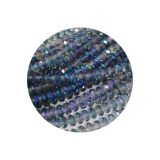 STR7211-1 Strg Kristallstrass Rondelle 3x4 lt Sapphire 100 Perlen