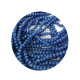 STR3607-1 Strang Kristallstrass Rondelle 3x4 jeans blau ca155 Perlen