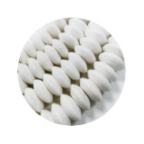 ST24U020- 1 Strang Korallen UFO Weiß 20# 40cm