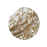 STW6007-100 Stk in Strang Kristallstrass Würfel 6x6 golden shadow lt. AB