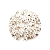 Z306 - 1 Päckchen Quetschperlen, 1,5 mm, silberfarben ca 3500 pcs