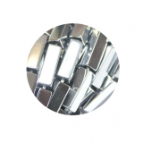 STHC2139-  1 Strang Hämatit Quader 2x2x8 A Qualität Silber