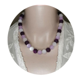 HZK1240- wunderschöner Blickfang weiß Lila 12#