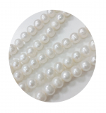 SWP2009- 1 Strg Süßwasserperlen edle d= 8-8.5 mm L=40cm